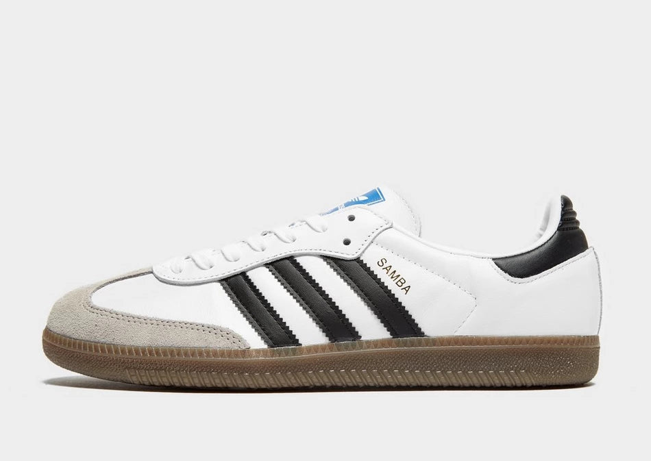 Adidas Samba white and black classic trainers